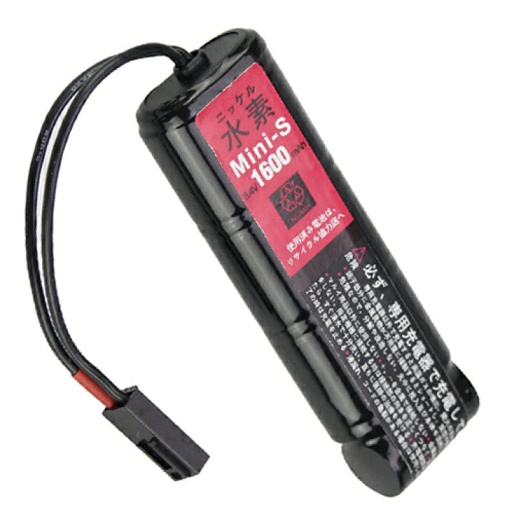 楽天市場 東京マルイ 電動エアガン用 互換バッテリー 大容量 1600mahタイプ 従来電動ガン 次世代電動ガン 対応 メール便送料無料 Model Mini S 充電 水素電池 ニッケル電池 ニッケル水素電池 交換 バッテリー エアガン エアーガン 電動ガン アサルトライフル Tetomi
