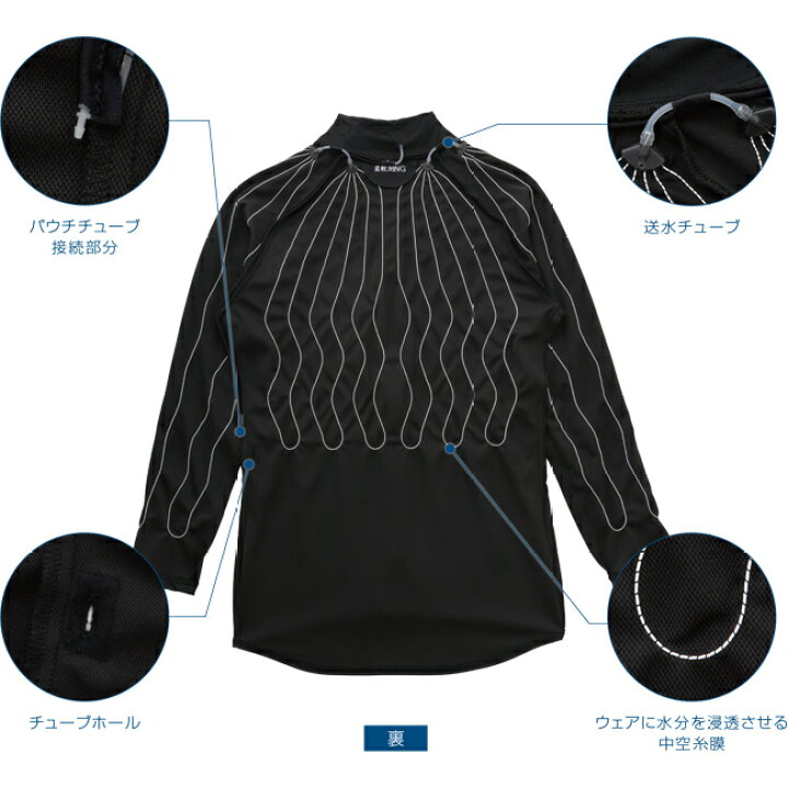 楽天市場】サンエス SUN-S 空調風神服 KF99141 冷感 長袖シャツ  