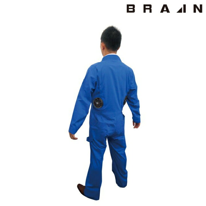 楽天市場】BRAIN ブレイン 綿100% 空調エアコン服つなぎ 服のみ BR-233 