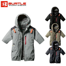 バートル BURTLE 空調ウェア 【ac2086】 半袖｜ 新作 新商品 新モデル おしゃれ かっこいい カジュアル メンズ レディース 空調 涼しい エアー クラフト 夏 クール 熱中症 対策 大きいサイズ ハイバック ヘルメット 収納 フード付き フード 軽量 冷感 フルハーネス対応