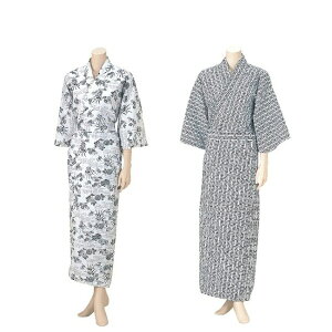 フットマーク ガーゼねまき 403415|メンズ レディース 綿100% 二重ガーゼ 快適睡眠 介護・入院・検診用 寝間着 M・Lサイズ 冬春用