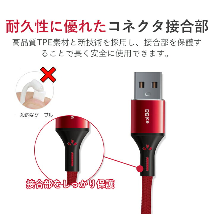 楽天市場】【Mfi認証品☆2本セット1280円期間 特売】 iPhone 充電
