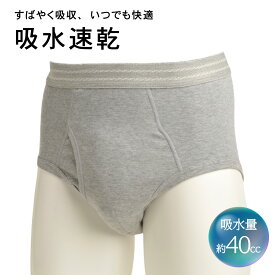 【マラソン期間P5倍】テイジン ブリーフ 男性用(吸水量40cc) 軽失禁パンツ ウエルドライ（R) ウェルドライ 洗って繰り返し使える 肌触りがよい 目立たない 吸水速乾 尿漏れ 横漏れガード 自然な履き心地 失禁パンツ 尿もれパンツ20年以上のロングセラー レビュー特典有