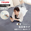 在庫限り！ 【 テイジン 公式 】 低反発 ラグ 20mm fumfum ラグマット 撥水 はっ水 踏みごこちの良い 厚手 厚み 20mm 130cm × 185cm 厚手 滑り止め カーペット リビング フランネル 春 夏 秋 冬 防汚 長方形 正方形 6畳 8畳 10畳