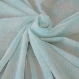 【中国製】コットン100％ カスリチェック　ナチュラル仕上げコットングリーン／ホワイト【 生地 布 織物 手芸 手作り DIY インテリア 春夏 シャツ ブラウス スカート ワンピース 】