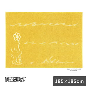 y10܂ł̂ŗcƓoׁzO}bg Xk[s[ s[ibc Turf RUG ^[tO 185×185cm X~mG PEANUTS SNOOPY