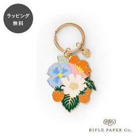 【12時までのご注文で当日出荷】ライフルペーパー キーホルダー ストロベリーフィールド キーリング Rifle Paper Co. レディース ストラップ