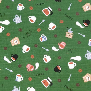 【10センチ単位 切売り】 3メートルまでメール便OK コーヒー 珈琲 カフェ オックス 生地 綿100% 110センチ幅 全3色 生地 と 手芸材料 KIJICO キジコ 商用利用可能