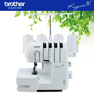 Brother ブラザー ロックミシン かがりIV かがり4 LOB0201 2本針4本糸 差動送り フットコントローラー付…