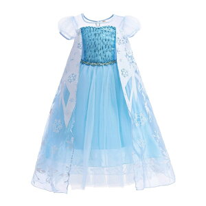 ハロウィン衣装 女の子 ワンピース 女王様 プリンセスドレス エルサ ドレス コスプレ 半袖 子供 ドレス フォーマル 女王 エルサドレス プリンセス ワンピース 女の子 コスチューム仮装 アナ
