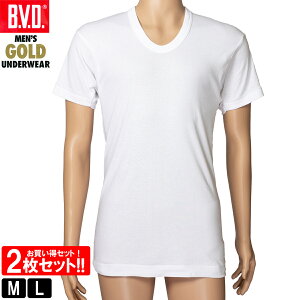 BVD GOLD U񔼑Vc 2Zbg M L Ci[Vc n U Vc 100 Y UlbN Vc Ci[   A_[EFA G014 Rbg S[h