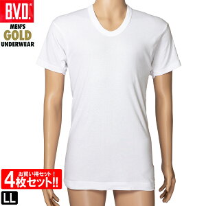 BVD GOLD U񔼑Vc 4Zbg LL Ci[Vc n U Vc 100 Y UlbN Vc Ci[   A_[EFA G014 Rbg S[h