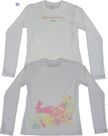 asics（限定生産）2009東京マラソン　W'S　ランニングLSシャツ（グラフィック）