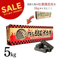 ＼楽天スーパーセール10%OFF／【TFS】オガ炭 BBQ用 (5kg) 炭 長時間燃焼 コンパクトサイズ 煙無し 持ち運…