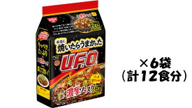 日清食品　本当に焼いたらうまかった 日清焼そばU.F.O. 2食パック×6袋（計12食分）送料無料（沖縄、離島不可）