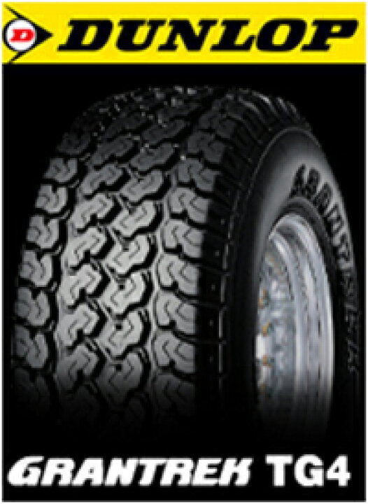 楽天市場】【バン用タイヤ】ダンロップGRANDTREK TG4 145R12 6PR LT 4 