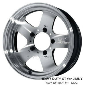 �yfor JIMNY�zADVAN Racing GT HEAVY DUTY 16x5.5J 5H (M14 / 139.7) inset +0mm�@RIM : L-2�@BORE:108.5 �`�^�j�E���u���b�N TBK�yV6691�z