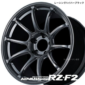 y[J[݌ɌzADVAN Racing RZ-F2 18x9.0J 5H(M14) /114.3 +24 [VOnCp[ubN@BORE73/CAP73@Face-3@yV3313z