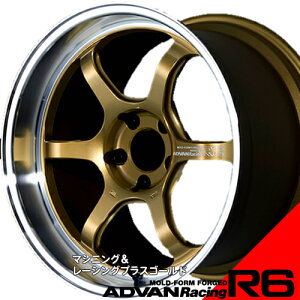 ADVAN Racing R6 18x9.5J 5H/114.3 +5 �}�V�j���O&���[�V���O�u���X�S�[���h