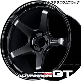ADVAN Racing GT BEYOND【GTビヨンド】18x9.5J 5H/114.3 +45 レーシングチタニウムブラック（TBK）　ハブ径Φ73/キャップ径Φ73　V5350　コンケイブC-3