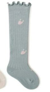 クーポン配布中♪【即納】ハイソックス ハイ靴下 ボーダー ソックス ベビー靴下 子供靴下 ベビー用品 赤ちゃん靴下 ロング 膝丈 女の子の靴下 靴下 フレア 合わせやすい