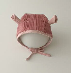 ★jimaxbaby福袋5点3680円★【即納】ベビー帽子 ベビーボンネット ボンネット 赤ちゃん帽子 女の子 男の子 ボーダー 耳つき 耳 新生児のボンネット  子供帽子男女兼用 洗える