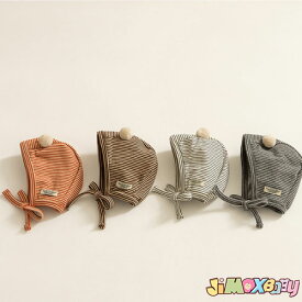 メール便送料無料　 ベビー帽子　ボンネット　新生児　女の子　男の子　綿100％　コトン　洗える　可愛い　子供帽子　男女兼用　耳付き　洗える　夏　春　ギフト あかちゃん　子供用 3ヶ月〜18ヶ月（1歳半）対応 45〜49cm 38cm39cm40cm41cm42cm