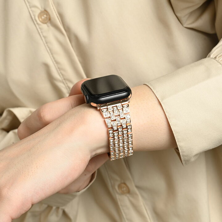 楽天市場】アップルウォッチ 10 9 8 Apple Watch バンド キラキラ 