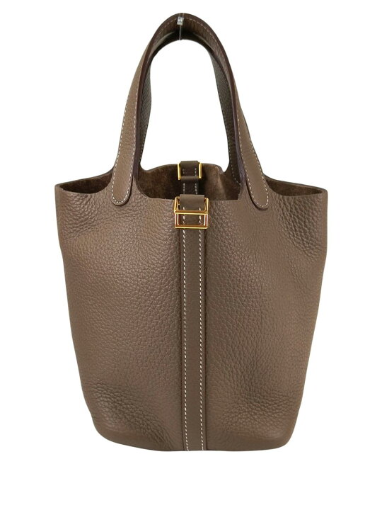 楽天市場】HERMES エルメス ピコタンロックPM 18 ハンドバッグ グレー 