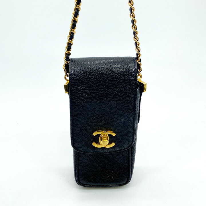 楽天市場】CHANEL シャネル ヴィンテージ チェーン ポシェット 