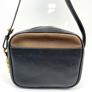 LOEWE ���G�x �x���X�P�X �R���r���U�[ ���B���e�[�W �V�����_�[�o�b�O �u���b�N×�u���E�� �Ǘ��ԍ��F6859