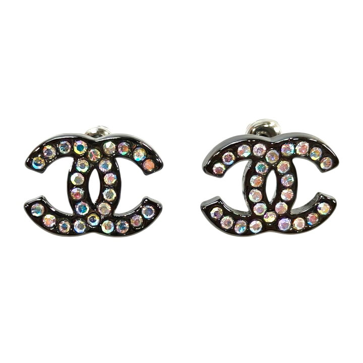 楽天市場】CHANEL シャネル ココマーク ラインストーン ピアス 