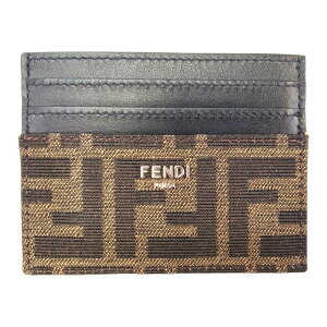 FENDI �t�F���f�B �Y�b�J�� �J�[�h�P�[�X �p�X�P�[�X ���h���� �u���E��×�u���b�N �Ǘ��ԍ��F10570