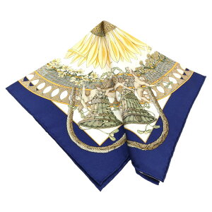 HERMES エルメス スカーフ カレ45 AMOURS アモーレ ひまわり シルク 管理番号:10052