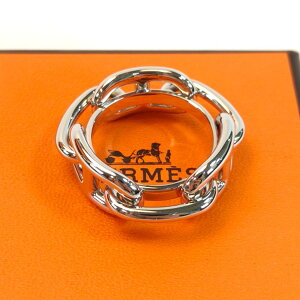 HERMES エルメス ルカデ シェーヌダンクル スカーフリング シルバー 管理番号:10191