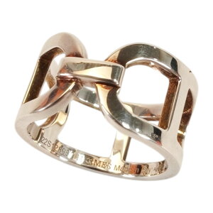 HERMES エルメス エヴァー シェーヌダンクル リング 指輪 53サイズ 13号 シルバー 管理番号:10346