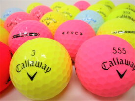 【送料無料 】キャロウェイ 限定【カラー】 【24球】 【Bランク】 ロストボール ゴルフボール 【中古】
