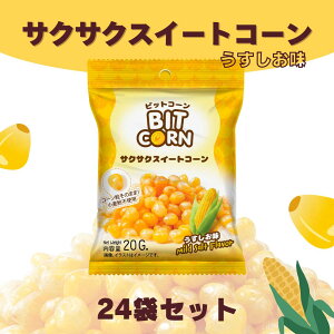 wrbgR[xTNTNXC[gR[  20G x 24 "BITCORN" Crispy sweet corn kernel mild salt flavor 20G set of 24