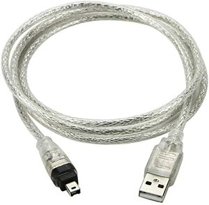 USBIX to FireWire IEEE1394 4sIX iLink ϊA_v^P[u 1m Sony DCR-TRV75E p