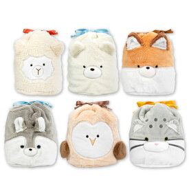 アニマルふわふわ巾着 第二弾 サンキューマート公式