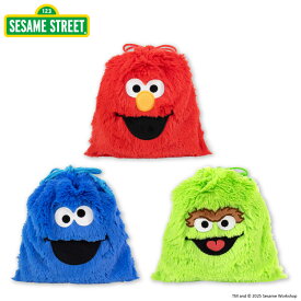 セサミストリート コラボ ふわふわ巾着 サンキューマート公式