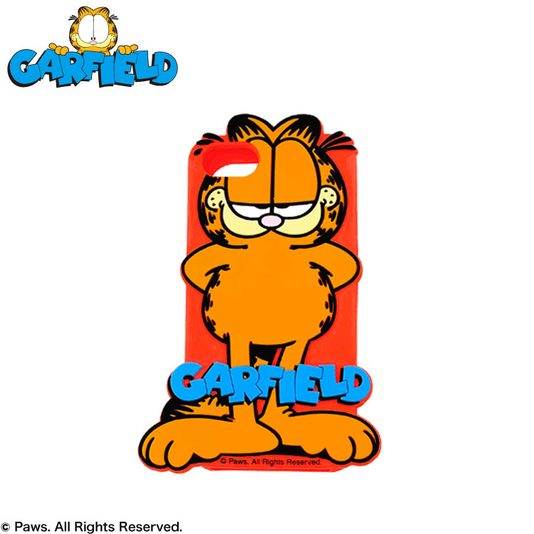 全品３９０円ショップ ラッピング無料 ネコポスok1通280円 Garfield ガーフィールド コラボ シリコンiphoneケース 7 03 サンキューマート Iphone6 8 6s