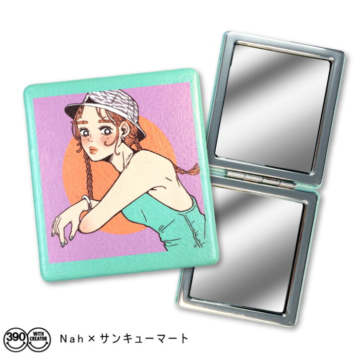 楽天市場 Nah コラボ コンパクトミラー サンキューマート サンキューマート Web Shop