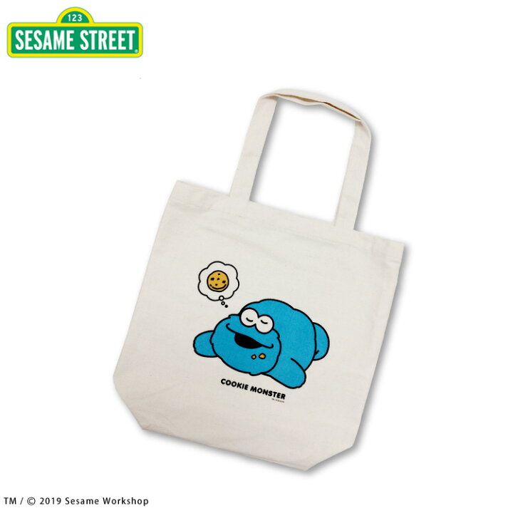 楽天市場 4 290円以上送料無料 サンキューマート公式 セサミストリート コラボ トートバック サンキューマート描き下ろしデザイン サンキューマート Web Shop