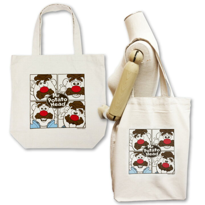 楽天市場 4 290円以上送料無料 サンキューマート公式 ミスターポテトヘッド コラボ トートバッグ コマ割り サンキューマート Web Shop