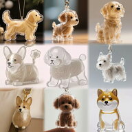 【2個セット】ペットの毛を収納できるケース 犬用 我が子自慢グッズ 持ち歩ける いつも一緒にいる 癒し …