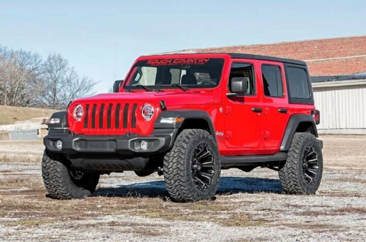 Rough Country 2.5インチ リフトキット 2007 2018 Jeep Wrangler JK 