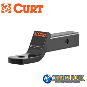 CURT カートクラス3 Class3 2インチ角ボールマウント0.75インチライズ / 2インチドロップ