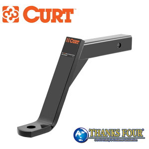 CURT カートクラス3 Class3 2インチ角ボールマウント8インチライズ / 10インチドロップ