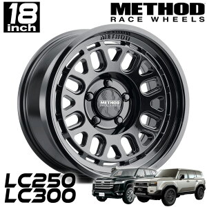 �yMethod Race Wheels ���\�b�h���[�X�z�C�[���z18�C���`�A���~�z�C�[�� 1�{MR321 �O���X�u���b�N18×9J 6H 139.7 +18 CB106.25�����h�N���[�U�[ �����N��250 LC250 �����N��300 LC30030mm���C�h�t�F���_�[�p / MR32